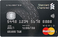 Standard Chartered Unlimited Cashback Credit Card Standard Chartered Unlimited Cashback